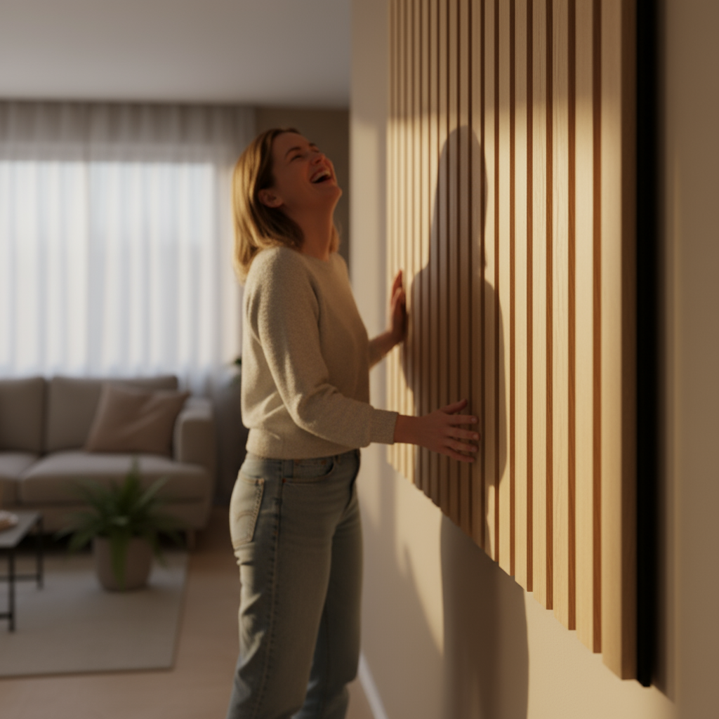 Akustikpanel Ljus Ek Natur x20  270-x-60cm