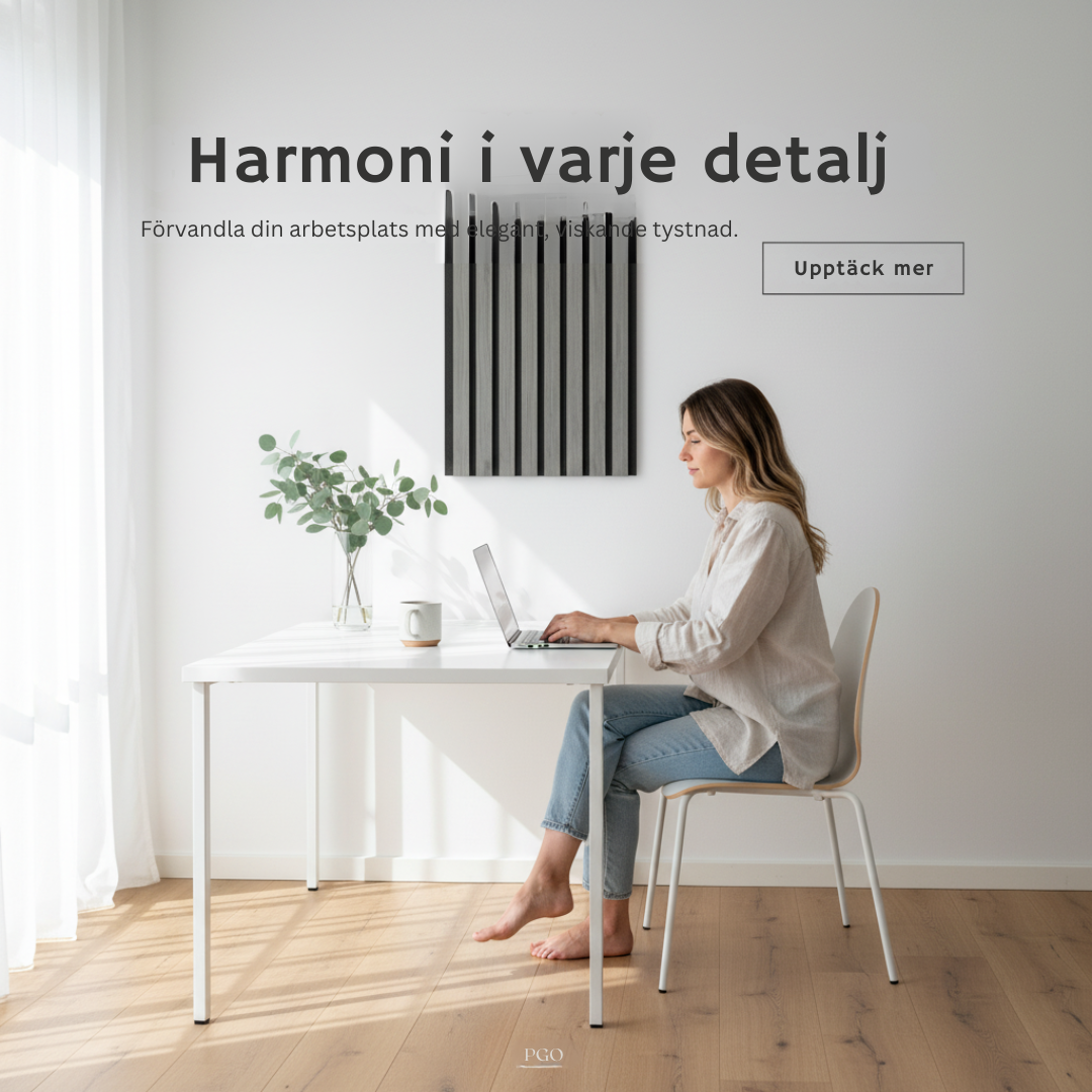 Akustikpanel Lätt Ek Grå 270-x-60cm