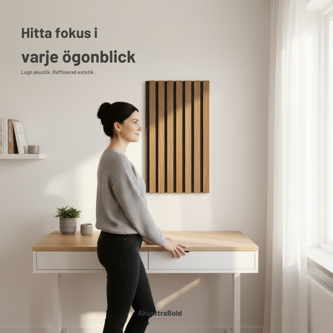 Akustikpanel Ljus Rökt Ek 270-x-60cm