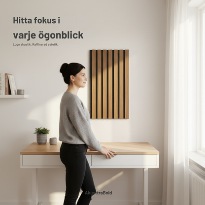 Akustikpanel Ljus Rökt Ek 270-x-60cm