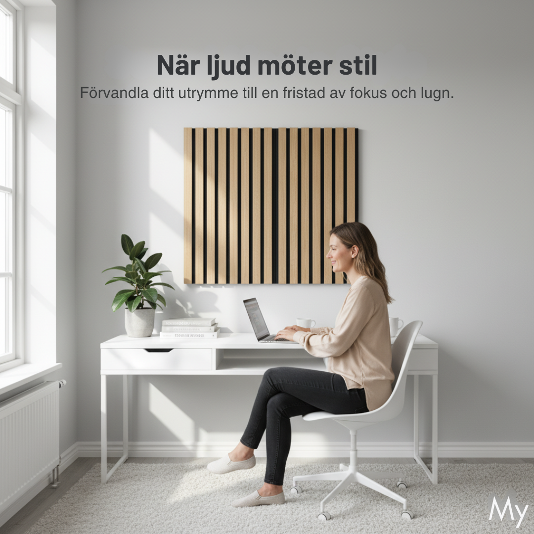 Akustikpanel Ljus Ek Natur x20  270-x-60cm