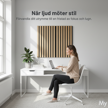 Akustikpanel Ljus Ek Natur x20  270-x-60cm