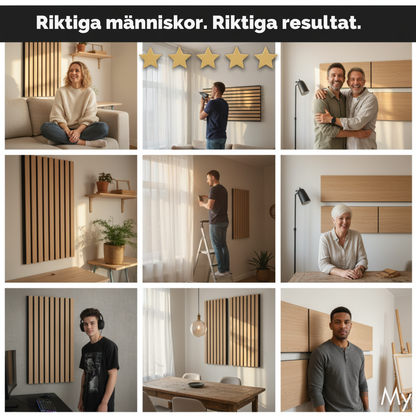 Akustikpanel Ljus Ek Natur x20  270-x-60cm