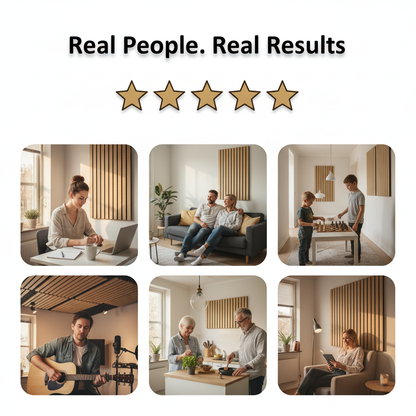 Akustikpanel Trendig Ek Oljad 270-x-60cm