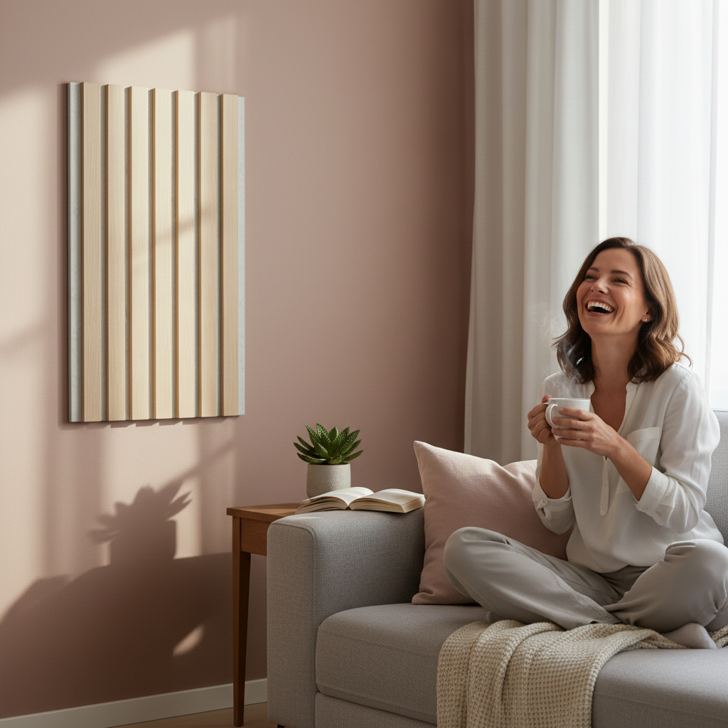 Akustikpanel Trendig Ek Natur 270-x-60cm