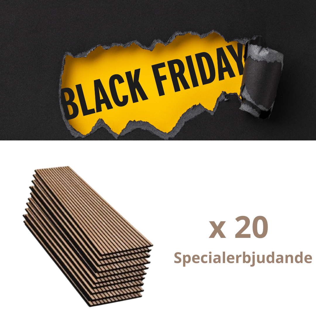 Akustikpanel Ljus Ek Natur x20  270-x-60cm