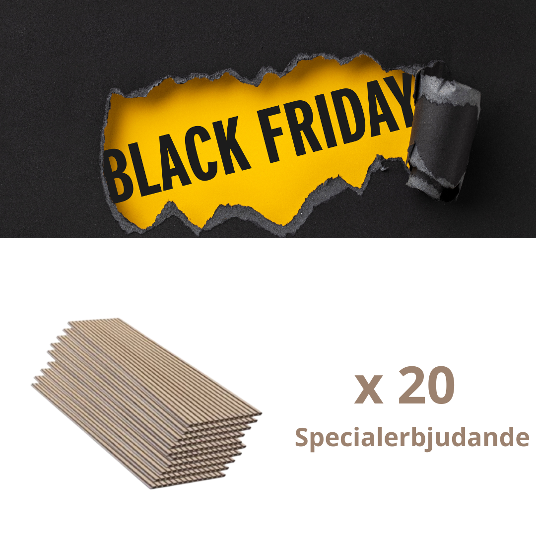 Akustikpanel Träig Ek Natur x20 270-x-60cm